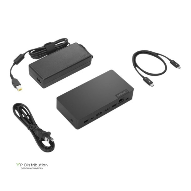 Lenovo Thunderbolt 3 Essential Dock - Portreplikator - Thunderbolt 3 - HDMI, DP - GigE - 135 Watt