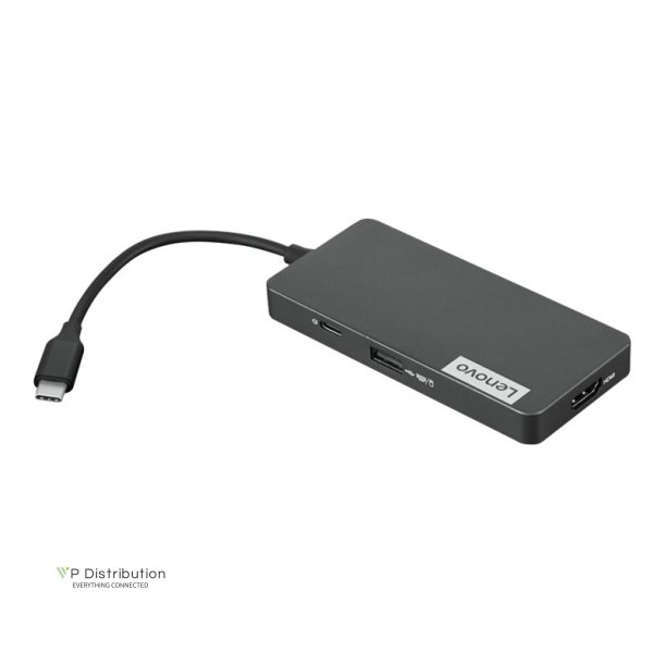 Lenovo USB-C 7-in-1 Hub - Dockingstation - USB-C - HDMI