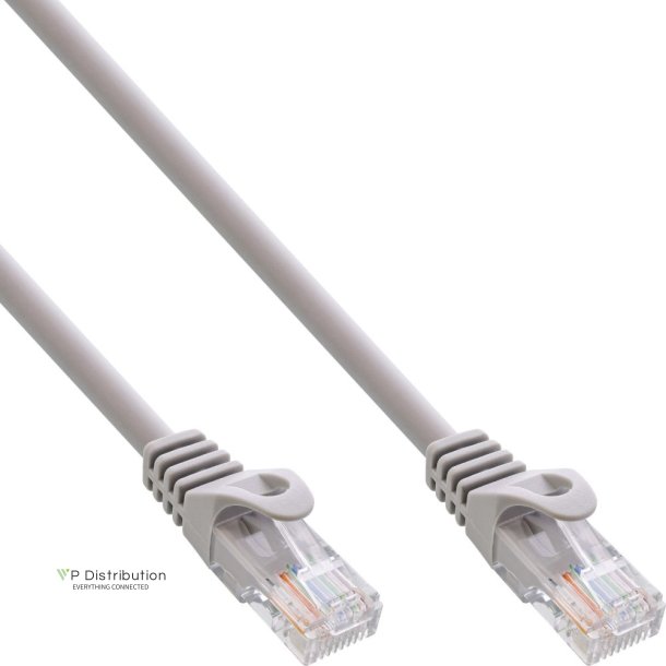 InLine&reg; Patch Cable U/UTP Cat.5e grey 30m