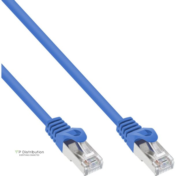 InLine&reg; Patch Cable SF/UTP Cat.5e blue 2m