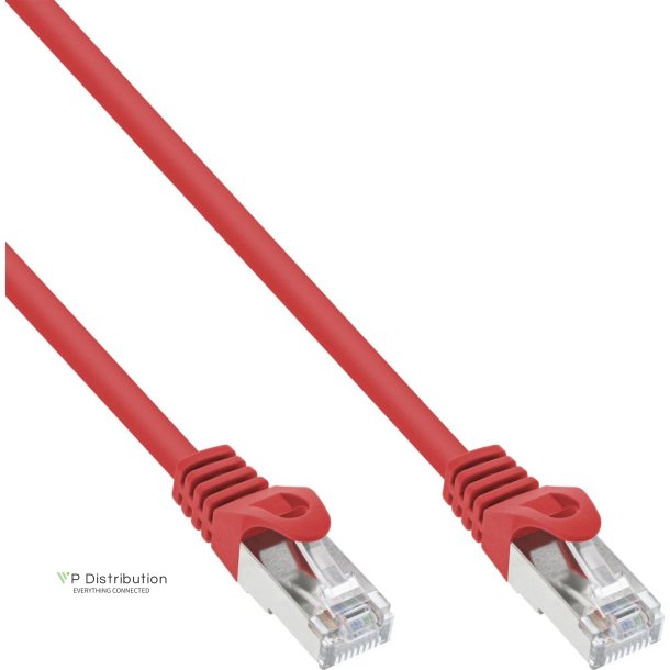 InLine&reg; Patch Cable SF/UTP Cat.5e red 20m