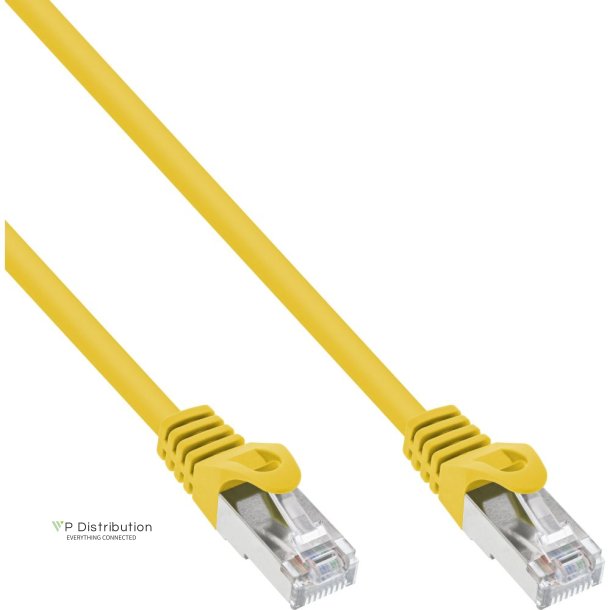 InLine&reg; Patch Cable SF/UTP Cat.5e yellow 5m