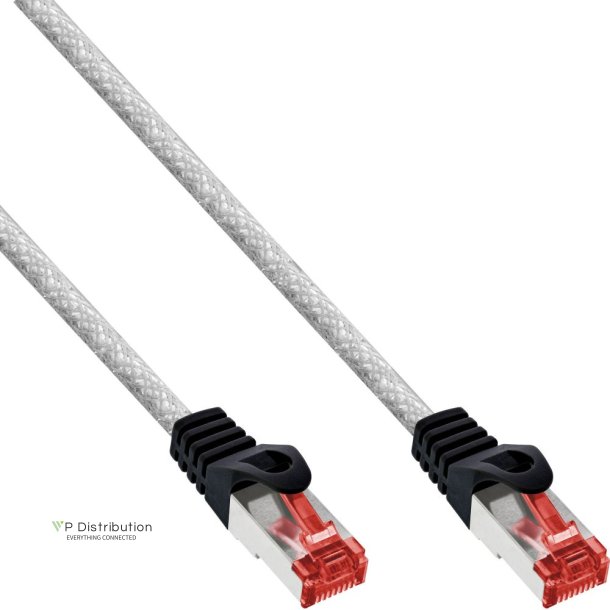 InLine&reg; Patch Cable S/FTP PiMF Cat.6 250MHz PVC copper transparent 7.5m