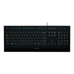 Logitech Corded K280e Tastatur Kabling Nordisk