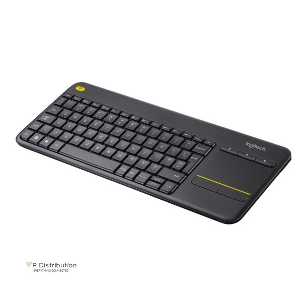 Logitech Wireless Touch Keyboard K400 Plus Tastatur Trdls Dansk/Finsk/Norsk/Svensk