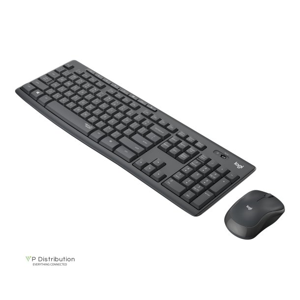 Logitech MK295 Silent Tastatur og mus-st Trdls