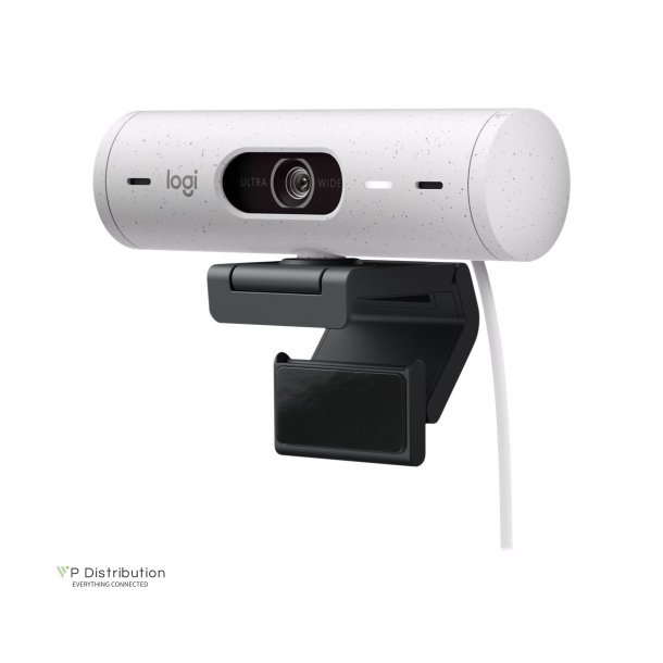 Logitech BRIO 500 1920 x 1080 Webcam hvid