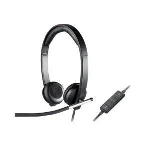 Logitech USB Headset Stereo H650e Kabling Headset Sort