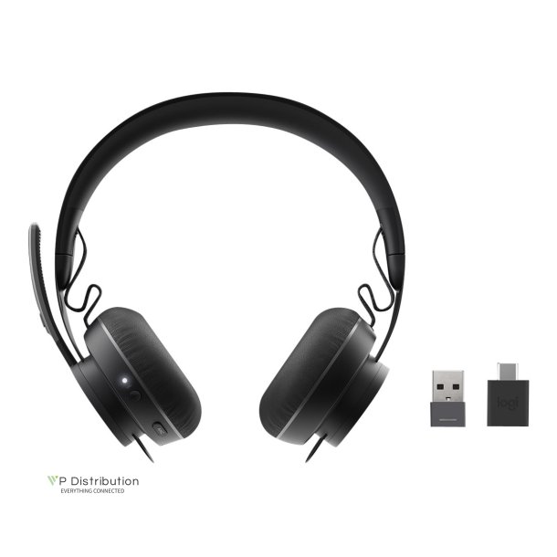 Logitech UC Zone Wireless Trdls Headset Sort