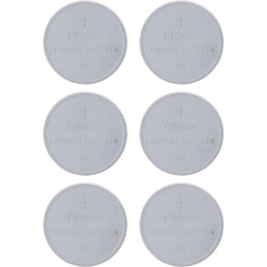 InLine® 6-pack button cell, 3V Lithium, CR2025