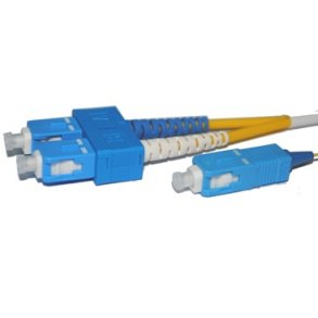 PeakOptical SC/UPC-SC/UPC, Duplex, SM, 15M, 3.0mm Fiber Diameter: 9/125µm 