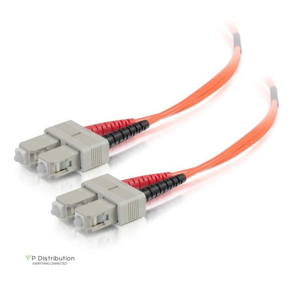 PeakOptical SC/PC-SC/PC, Duplex, OM1, 1M, 3.0mm Fiber Diameter: 62.5/125&micro;m 