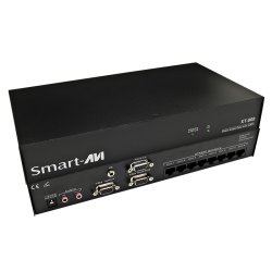 SmartAVI UXGA, Stereo Audio, IR &amp; RS-232 Point-To-Multipoint CAT5 Extender, 8-Port Transmitter. Includes [XT-TX800, CCVGAMM06, PS5VD4A]
