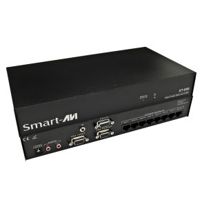 SmartAVI UXGA, Stereo Audio, IR & RS-232 Point-To-Multipoint CAT5 Extender, 8-Port Transmitter. Includes [XT-TX800, CCVGAMM06, PS5VD4A]