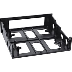 InLine&reg; Floppy installation frame with screws, black