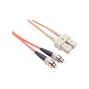 PeakOptical SC/PC-FC/PC, Duplex, OM1, 1M, 3.0mm Fiber Diameter: 62.5/125µm 