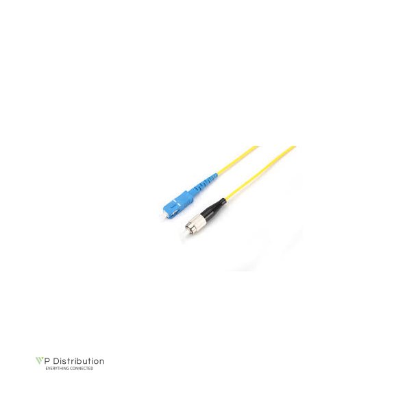 PeakOptical SC/PC-FC/PC, Simplex, SM, 1M, 3.0mm Fiber Diameter: 9/125&micro;m 