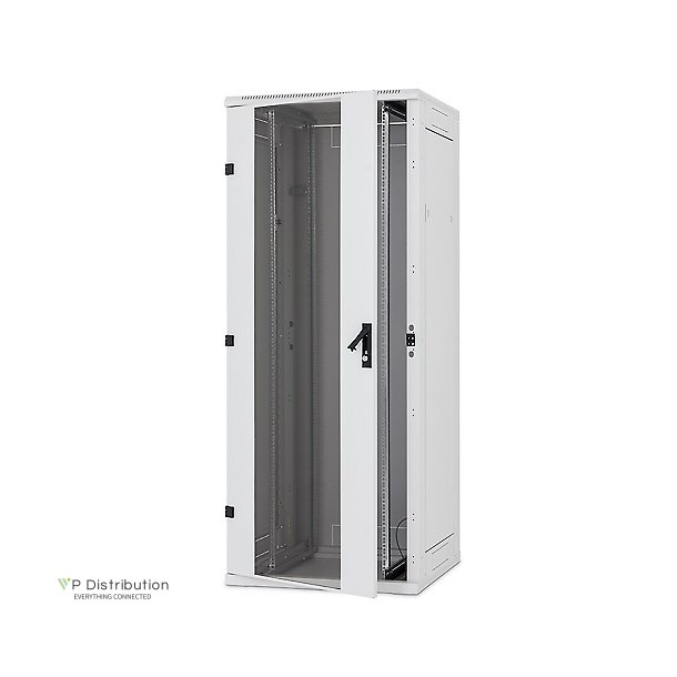 Triton 19" Network Cabinet 42U, 800X800Mm, Glass Door, Grey