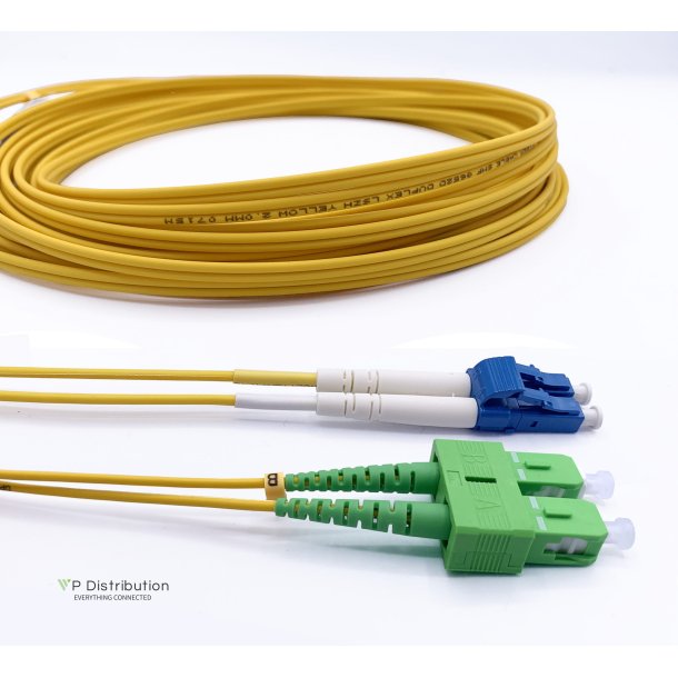 PeakOptical SC/APC-LC/UPC, Duplex, SM, 75M, 3.0mm Fiber Diameter: 9/125&micro;m 