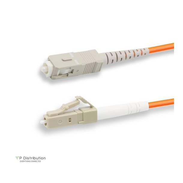 PeakOptical SC/PC-LC/PC, Simplex, OM1, 1M, 3.0mm Fiber Diameter: 62.5/125&micro;m 