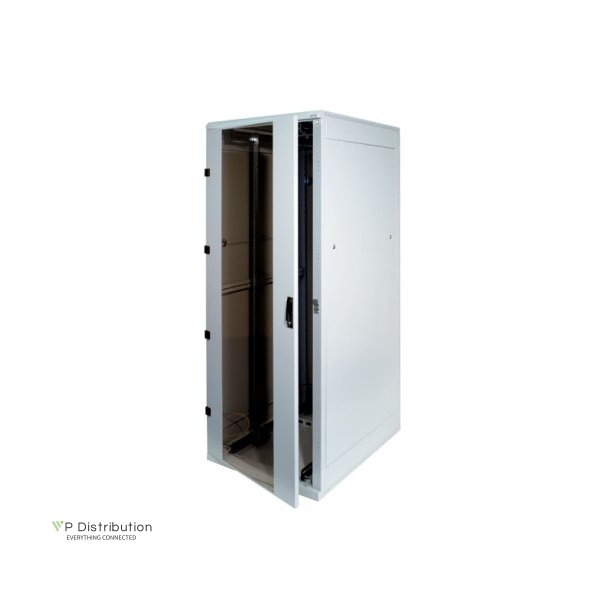 Triton 19" Network Cabinet 32U, 800X1000Mm, Glass Door, Grey