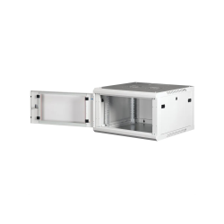 ROLINE 19" Wall Cabinet Basic Plus 6 U 600x600 BxT grey