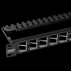 Trendnet 24-Port Blank Angled Keystone Shielded 1U Patch Panel