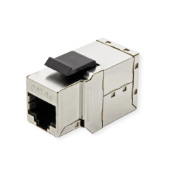 ROLINE Cat.6A Inline Coupler, shielded, silver