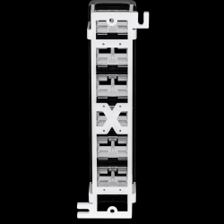 Trendnet 12-Port Blank Angled Wall Mount Keystone Patch Panel