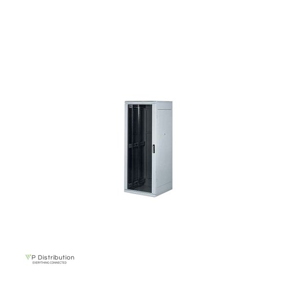 Triton 19" Network Cabinet 32U, 600X800Mm, Glass Door, Grey