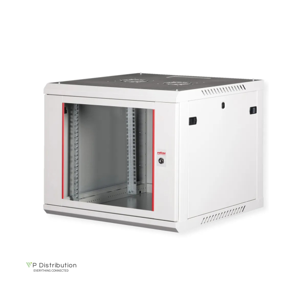 ROLINE 19" Wall Cabinet Basic Plus 9 U 600x600 BxT grey