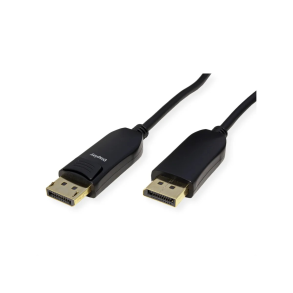 ROLINE DisplayPort AOC Cable, DP80 UHBR13.5 54Gbit/s, M/M, L:30m