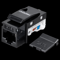 Trendnet 50 Pack Cat6 RJ-45 Keystone Jack, Black