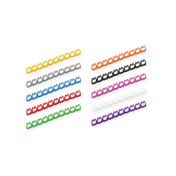 VALUE Cable MARKER SET of 10 pcs. OD: 4 - 5,5mm