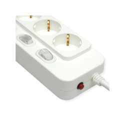 VALUE Table PowerStrip 4x/+ Sw., 3m mit Schalter, 3m