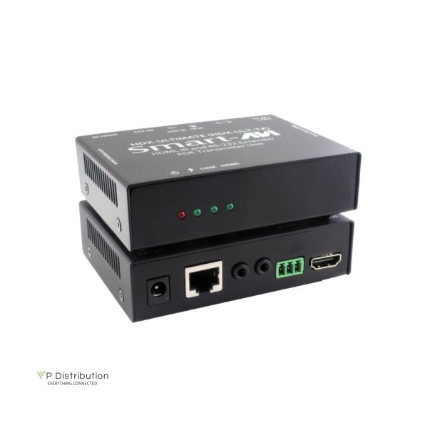 SmartAVI HDMI, Single-Head, IR, POE CAT5e/6  Transmitter, Includes: [HDX-ULT-TX, PS12V-3A]