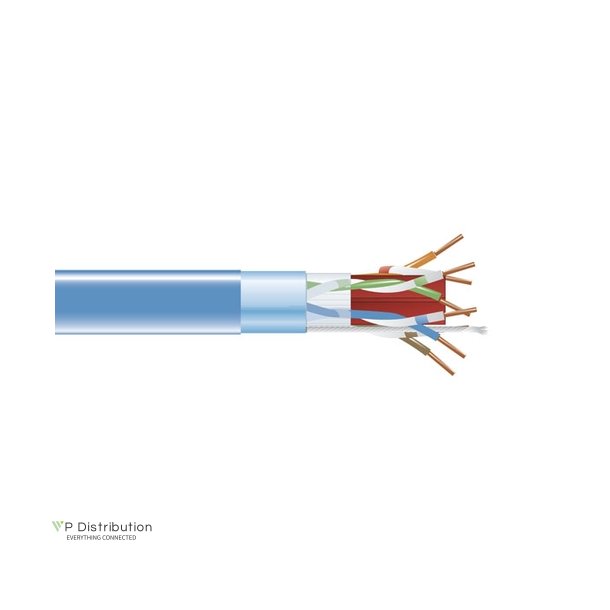 Black Box Cat6A Shld Bulk Cable F/Utp 1000' Pvc Blue