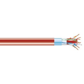 Black Box Cat6A Shld Bulk Cable F/Utp 1000' Pvc Red