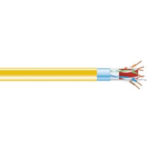 Black Box Cat6A Shld Bulk Cable F/Utp 1000' Pvc Yellow
