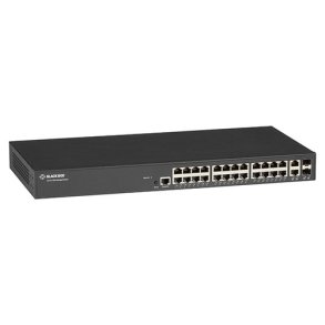 Black Box Gigabit Ethernet Managed Switch, 26 Ports