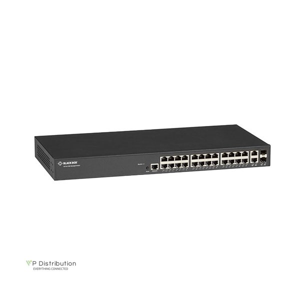 Black Box Gigabit Ethernet Managed Switch, 26 Ports