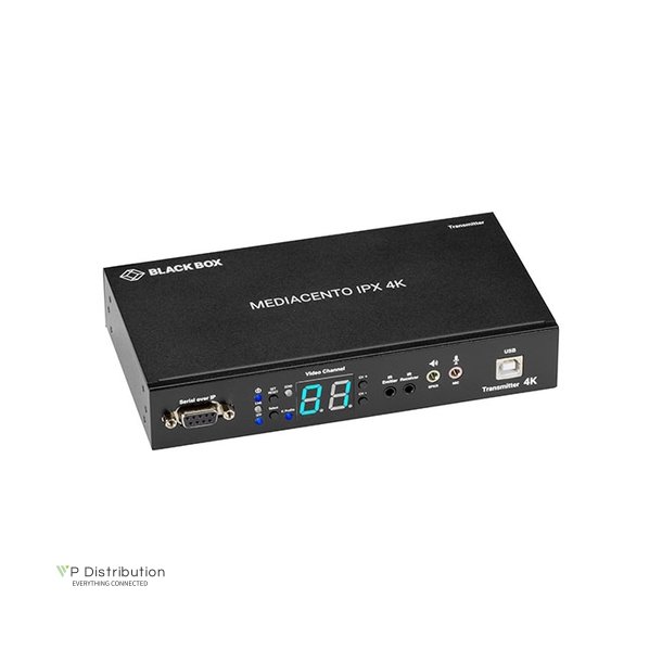 Black Box Mediacento Ipx 4K Transmitter - Hdmi, Usb, Serial, Ir, Audio