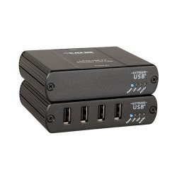 Black Box 4 Port Usb 2.0 Extender Lan Or Direct Connect