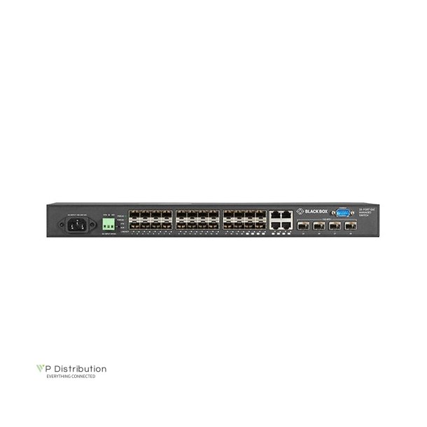 Black Box Gigabit Managed Switch Sfp 28 Port