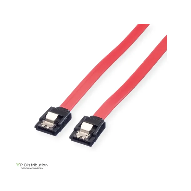 VALUE Internal SATA 6.0 Gbit/s Cable with Latch, 1m