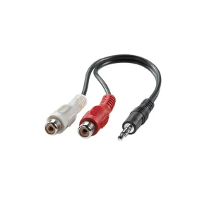 VALUE 3.5mm (M) - Cinch (2x M) Cable, 0.2m
