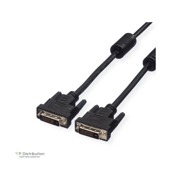 VALUE DVI Cable, DVI (24 + 1), Dual Link, M/M, 1m