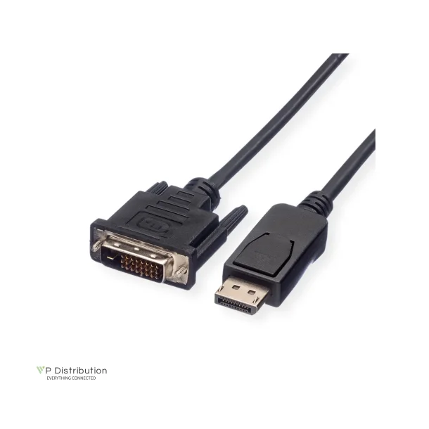 VALUE DisplayPort Cable, DP - DVI (24 + 1), LSOH, M/M, 1.5m