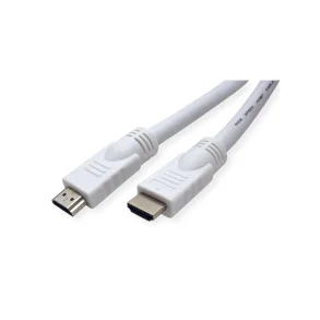 VALUE HDMI High Speed Cable + Ethernet, M/M, white, 20m