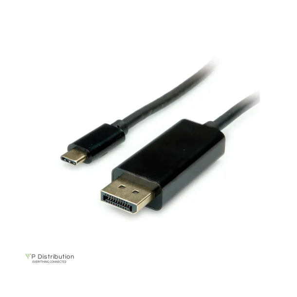 VALUE type C - DisplayPort Cable, M/M, 1m